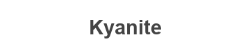 Kyanite